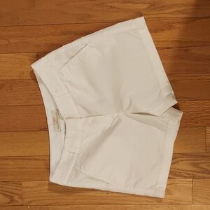 Women's Size 2 J. Crew White Broken-In Chino Shorts
